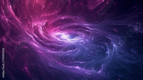 Space-themed abstract background with swirling lines in deep purples and blues, resembling galaxies background