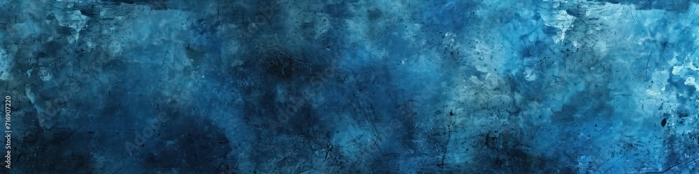 Blue grunge texture abstract background. Generative AI