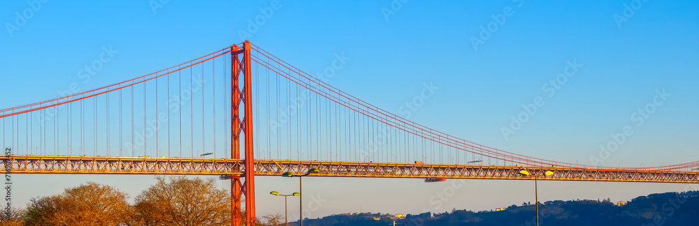 Lisbon bridge named '25 de Abril', Portugal
