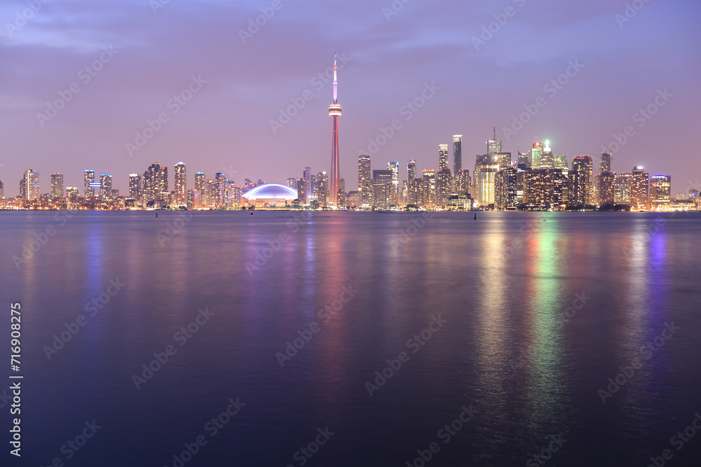 Obraz premium skyline of Toronto by night