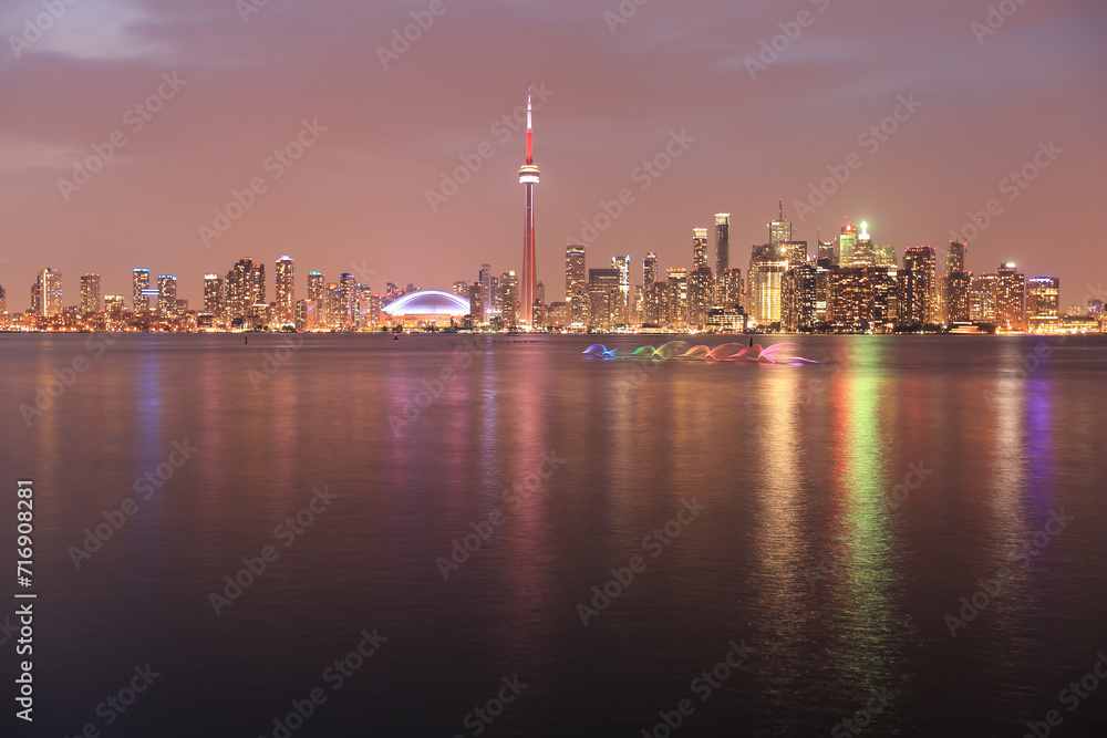 Fototapeta premium toronto skyline by night