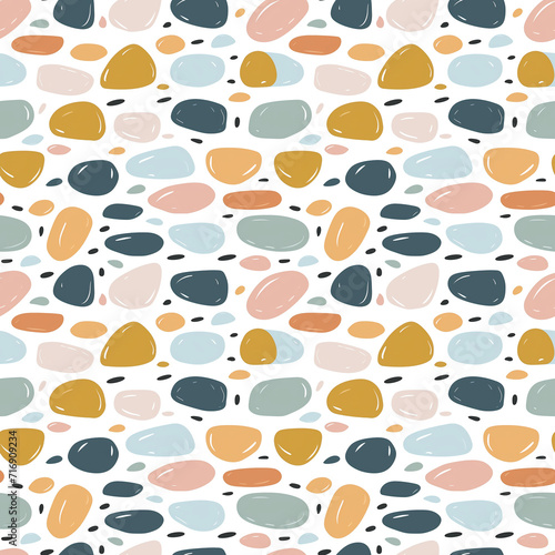 Kindness rocks seamless pattern. Gift wrapping, wallpaper, background. World Kindness Day