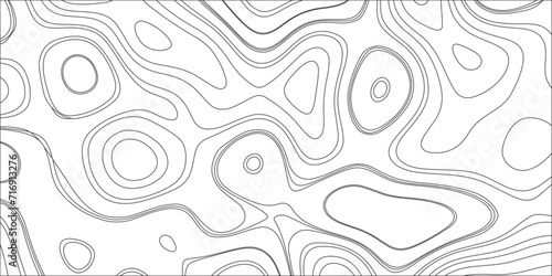 Abstract design with seamless pattern with lines topographic map. geographic mountain relief. retro topographic map. geographic contour map paper texture imitation of a geographical map shades.