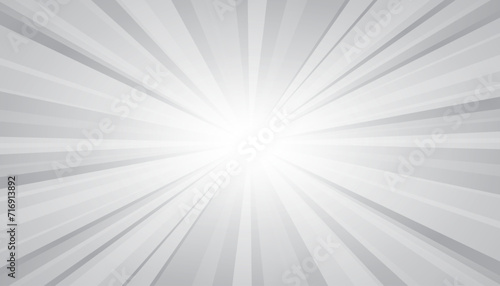 Abstract grey background with sun ray. Summer vector illustration