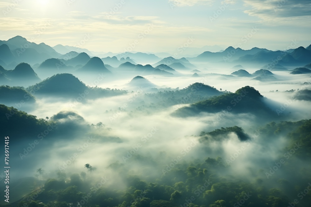 fog over mountains fog over mountains