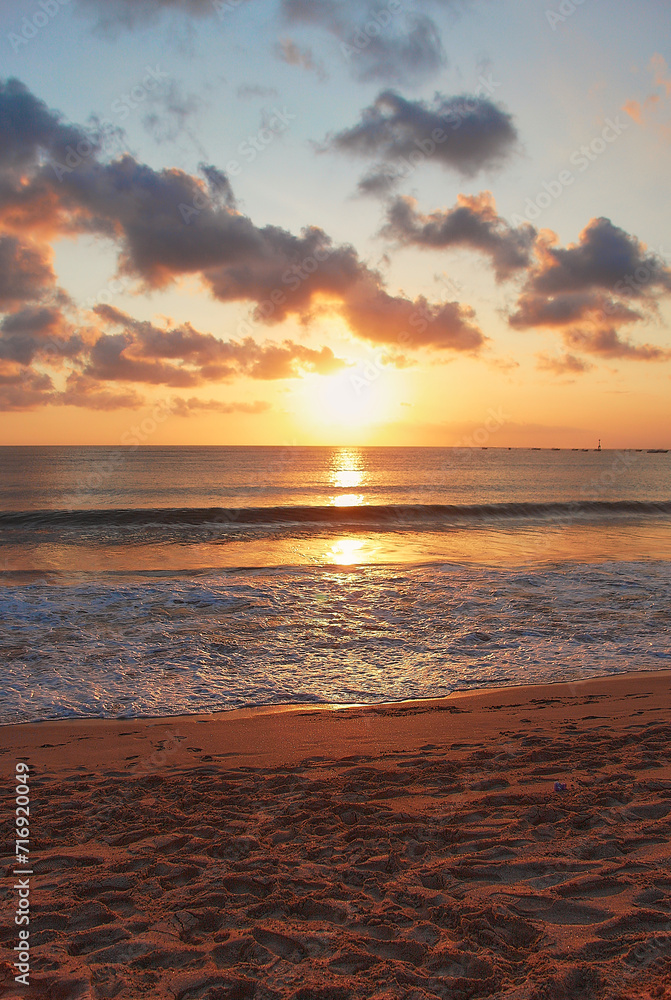 Beautiful Sunset over the sea Beautiful Sunset over the sea