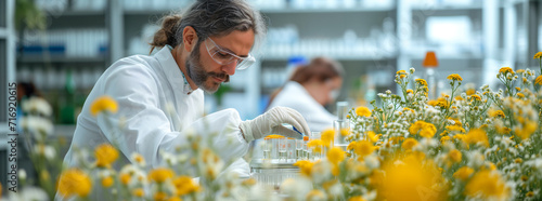 laboratory research on the beneficial properties of plants