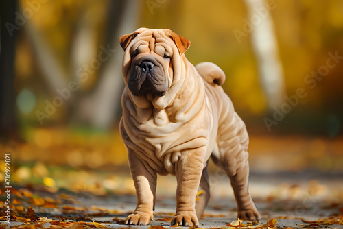 Chinese Shar-Pei - Originating from China, this breed is known for its wrinkled skin, independent nature, and loyalty to its family