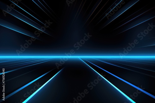 abstract dark blue background with lines, dynamic and modern concept, science, business, technology backdrop