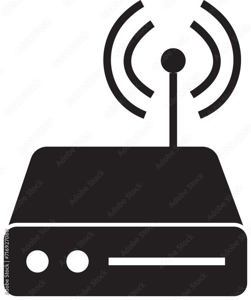 Wifi Router icon in trendy fill style. Broadband vector illustration full pictogram isolated on transparent background. Internet connection business concept. Flat icon for mobile apps and websites. Wifi Router icon in trendy fill style. Broadband vector illustration full pictogram isolated on transparent background. Internet connection business concept. Flat icon for mobile apps and websites.