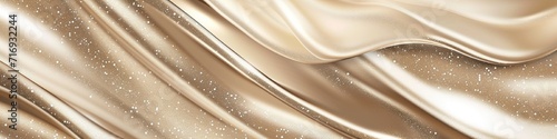 Abstract background on Set Sail Champagne color.  Metallic effect sparkle texture foil. Design glitter for prints. Vector