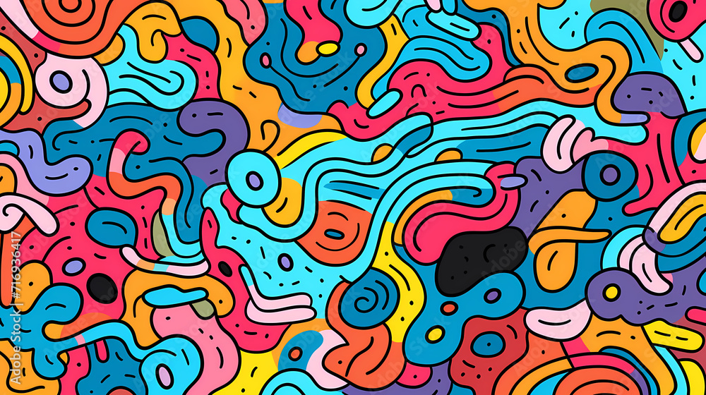 Cute graffiti art abstract background poster web page PPT, art background Cute graffiti art abstract background poster web page PPT, art background