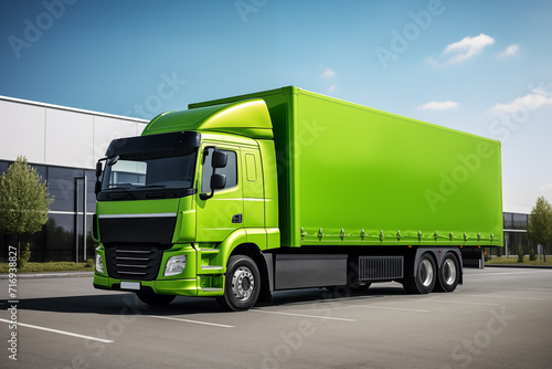 Green truck powered by clean carbon neutral energy