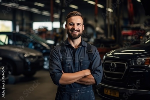mechanic at the workshop