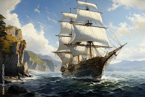 Pirate Warships - Rough Sea