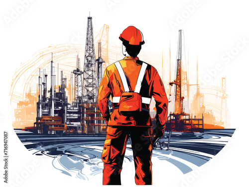 engineer at the site