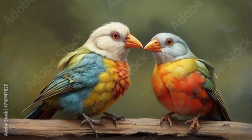 two parrots © Balqees