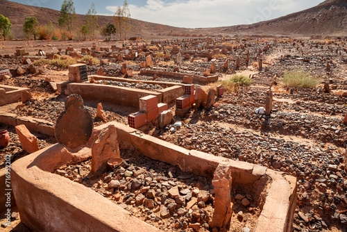 Muslim cemetery.Morocco