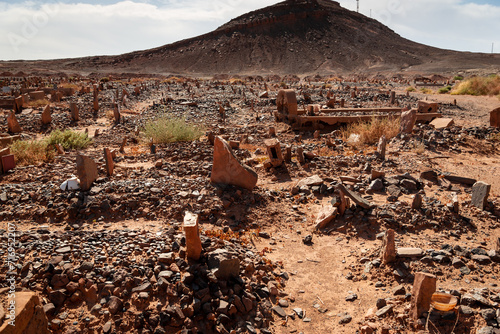 Muslim cemetery.Morocco
