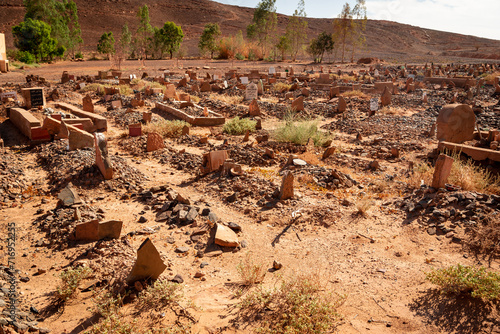 Muslim cemetery.Morocco