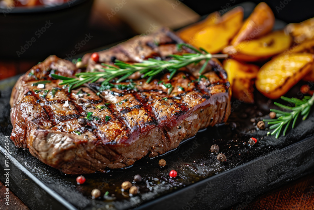 Delicious steak photo food photography