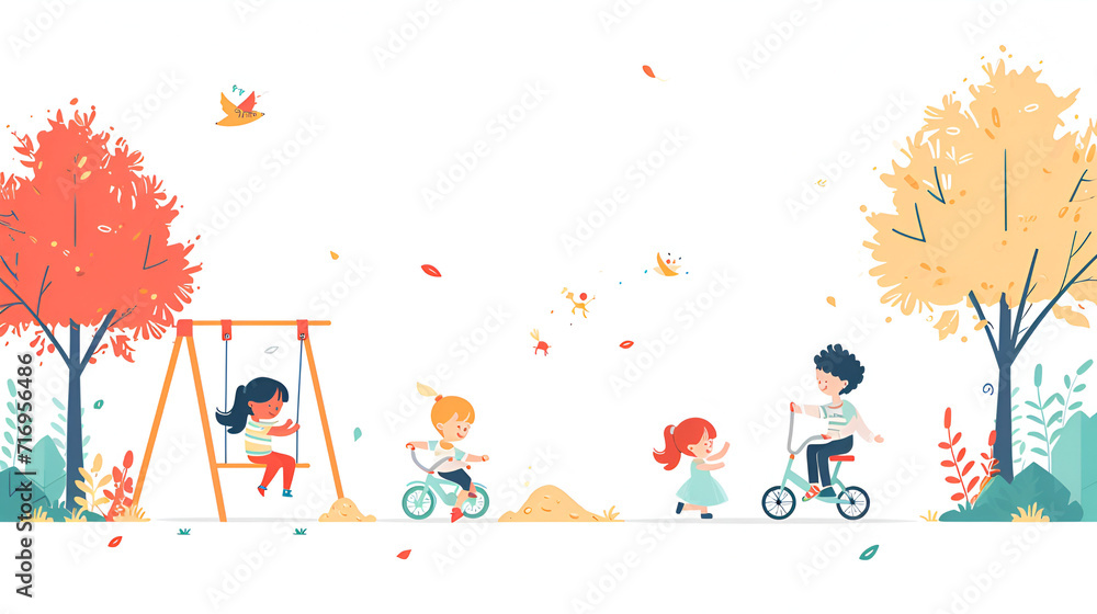 Obraz premium Playground Whimsy