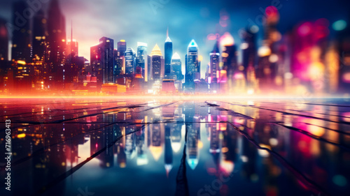 Dream-like cityscape with reflection © Kondor83