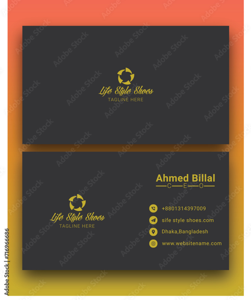 Business card design file....