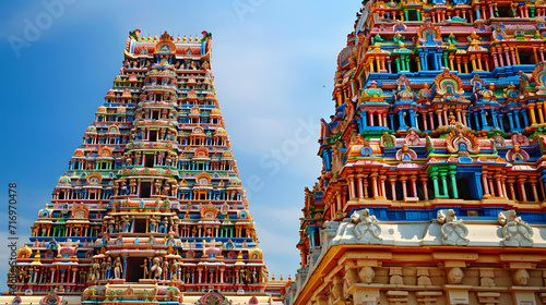 Temple of Sri Ranganathaswamy in Trichy. photo