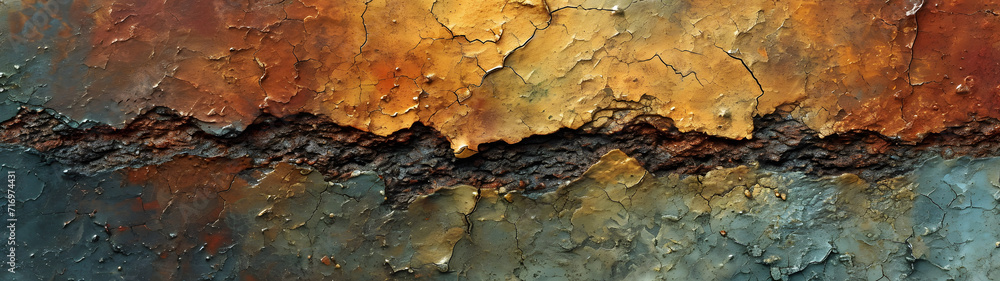 Close Up of Rusted Metal Surface, Weathered Texture and Decay Close Up of Rusted Metal Surface, Weathered Texture and Decay