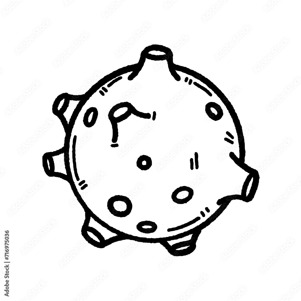 svg astro space doodle element set svg astro space doodle element set
