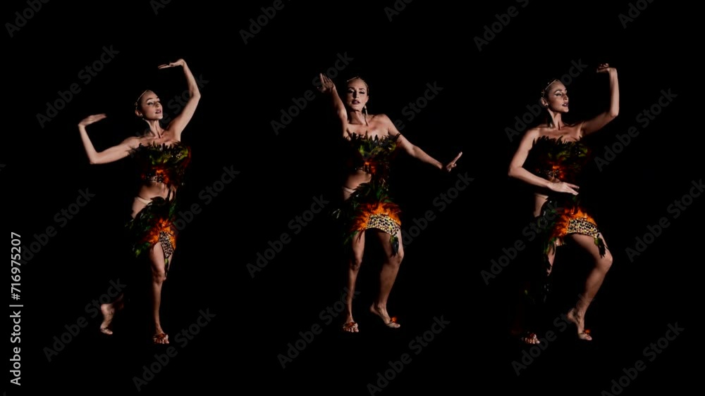 beautiful woman dancing in darkness, multi shot collage, seductive dance show beautiful woman dancing in darkness, multi shot collage, seductive dance show