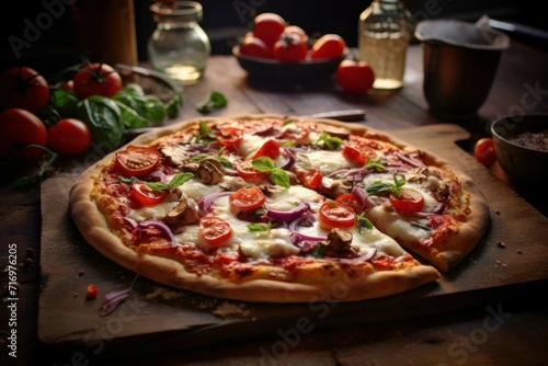 Pizza food mozzarella pepperoni