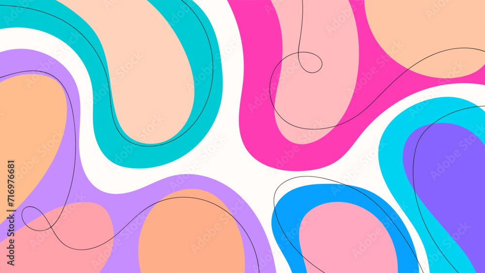 ABSTRACT BACKGROUND WITH HAND DRAWN SHAPES PASTEL FLAT COLOR VECTOR DESIGN TEMPLATE FOR WALLPAPER, COVER DESIGN, HOMEPAGE DESIGN ABSTRACT BACKGROUND WITH HAND DRAWN SHAPES PASTEL FLAT COLOR VECTOR DESIGN TEMPLATE FOR WALLPAPER, COVER DESIGN, HOMEPAGE DESIGN