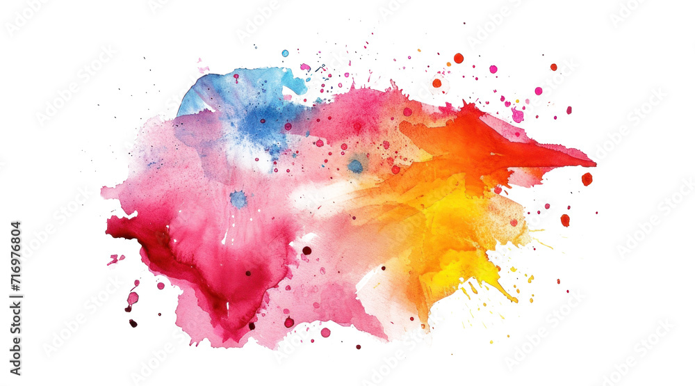 Colorful Watercolor Splash Design
