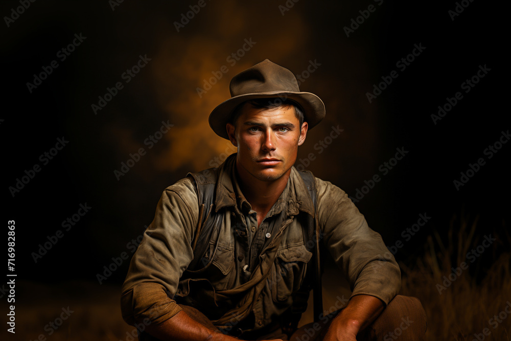 portrait of a cowboy portrait of a cowboy