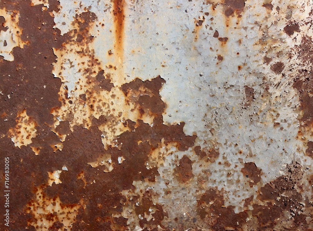 Wall with rust