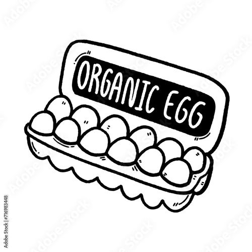 svg bakery ingredient doodle element set