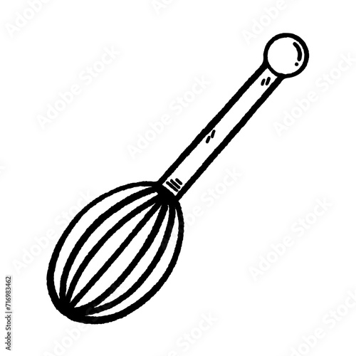 svg bakery ingredient doodle element set