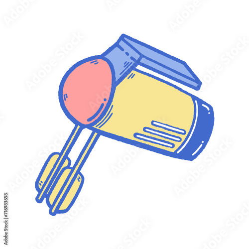 svg bakery ingredient doodle element set