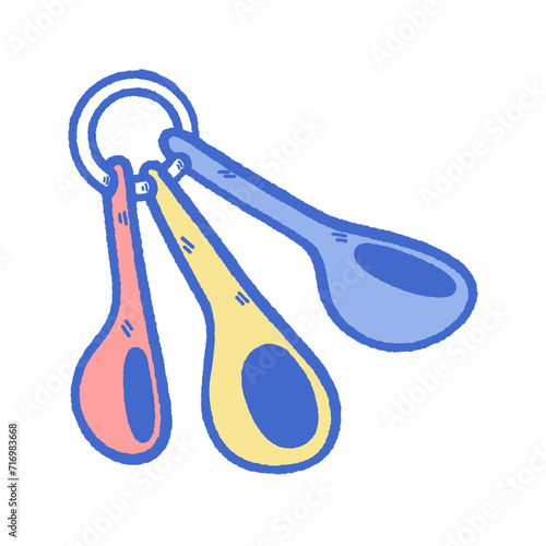 svg bakery ingredient doodle element set