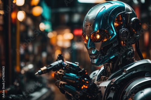 futuristic robot   © azait24