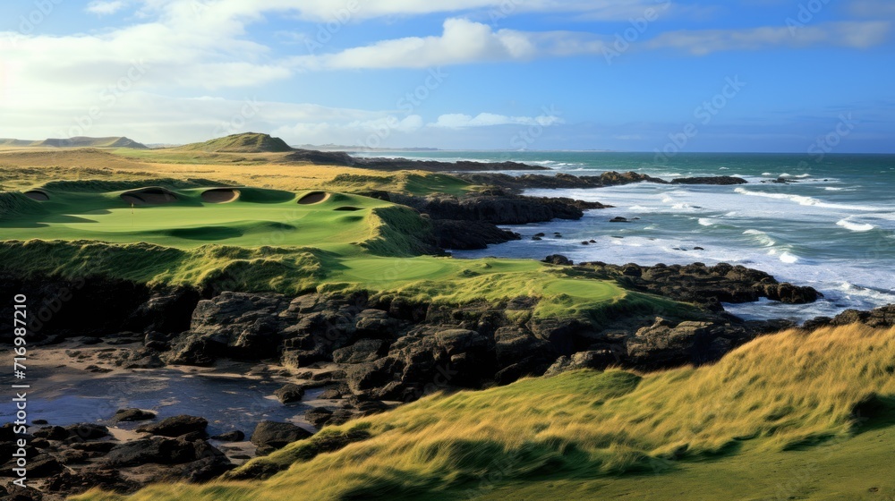 Obraz premium Mountain near the oceans UHD wallpaper