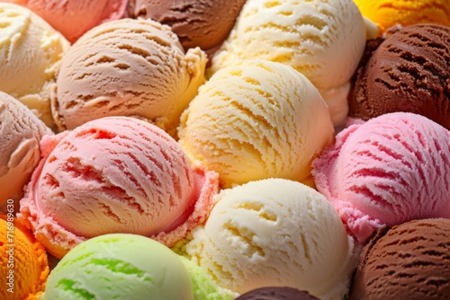 Indulge In A Colorful Selection Of Delectable Ice Cream Flavors.   oncept Picnic Ideas For A Fun And Relaxing Outdoor Gathering