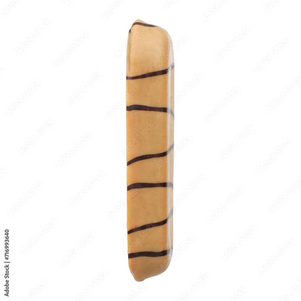 Tasty white chocolate glazed protein bar isolated on transparent. Healthy snack, png isolated background. Tasty white chocolate glazed protein bar isolated on transparent. Healthy snack, png isolated background.