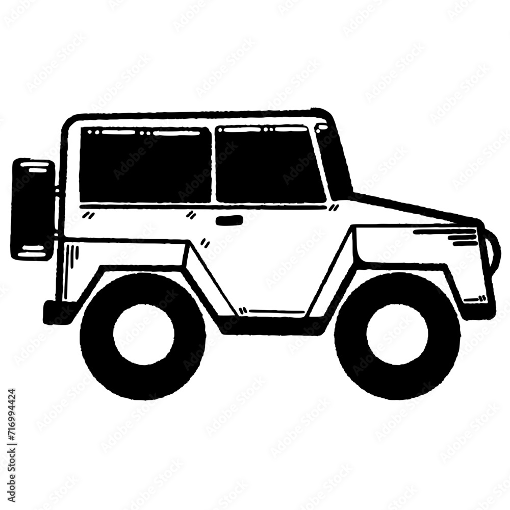 Fototapeta premium svg transports doodle element set 1