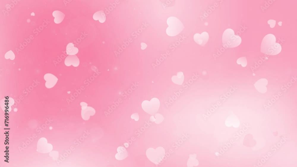 pink valentine day heart animated background. Wedding anniversary, love background. Bokeh, particle, shimmer, sparkle, with heart. Seamless 4K loop background. Love heart greeting video. Mother's day pink valentine day heart animated background. Wedding anniversary, love background. Bokeh, particle, shimmer, sparkle, with heart. Seamless 4K loop background. Love heart greeting video. Mother's day