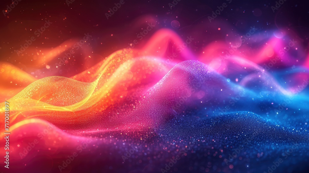 Abstract Blurred Bright Colorful Effect Background, Background Banner HD