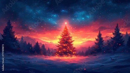 Abstract Christmas Background, Background Banner HD