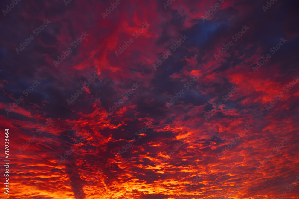 Sunrise or sunset dramatic view with clouds Sunrise or sunset dramatic view with clouds